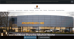 Desktop Screenshot of porsche-madridnorte.com